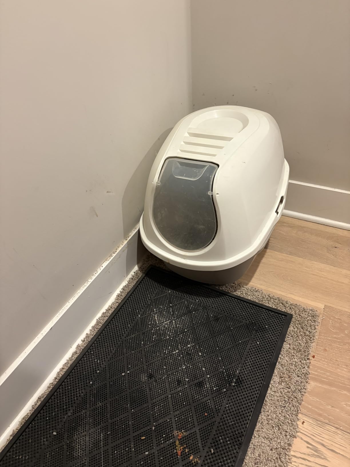 Whisker Litter-Robot 4 with Step & Fence, Black - Automatic customer photo 2