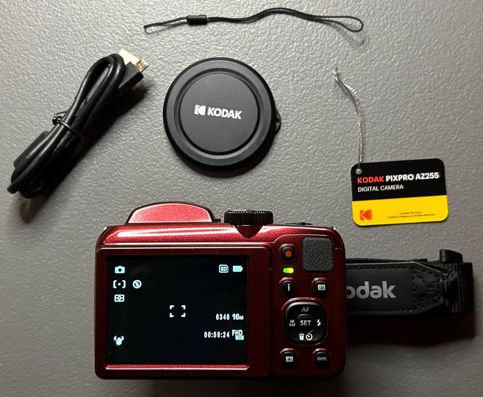 KODAK PIXPRO AZ255 16MP Digital Camera, 25x Optical Zoom, AA, OIS, Black | Image Stabilization 1080p Full HD Video 3' LCD Vlogging customer photo 1
