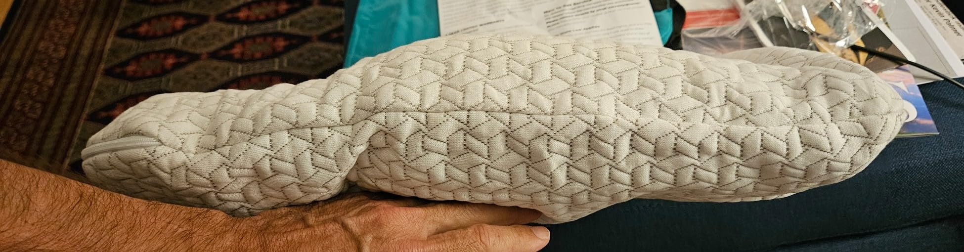 Vaverto Camping Pillow - Backpacking Memory Foam Travel Pillow 1-Pack customer photo 2