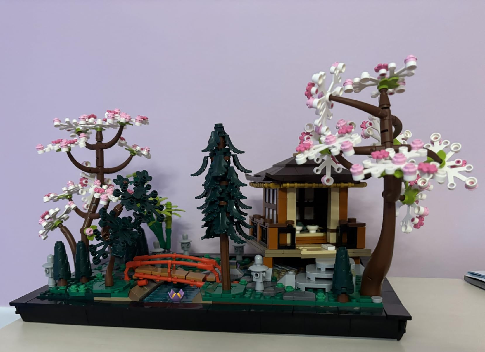 LEGO Icons Tranquil Garden Building Set - Detailed Japanese Zen Garden DIY Kit for Adults, Ages 18+ - Gift for Birthday - Building Block Set for Home Decor - 10315 customer photo 1