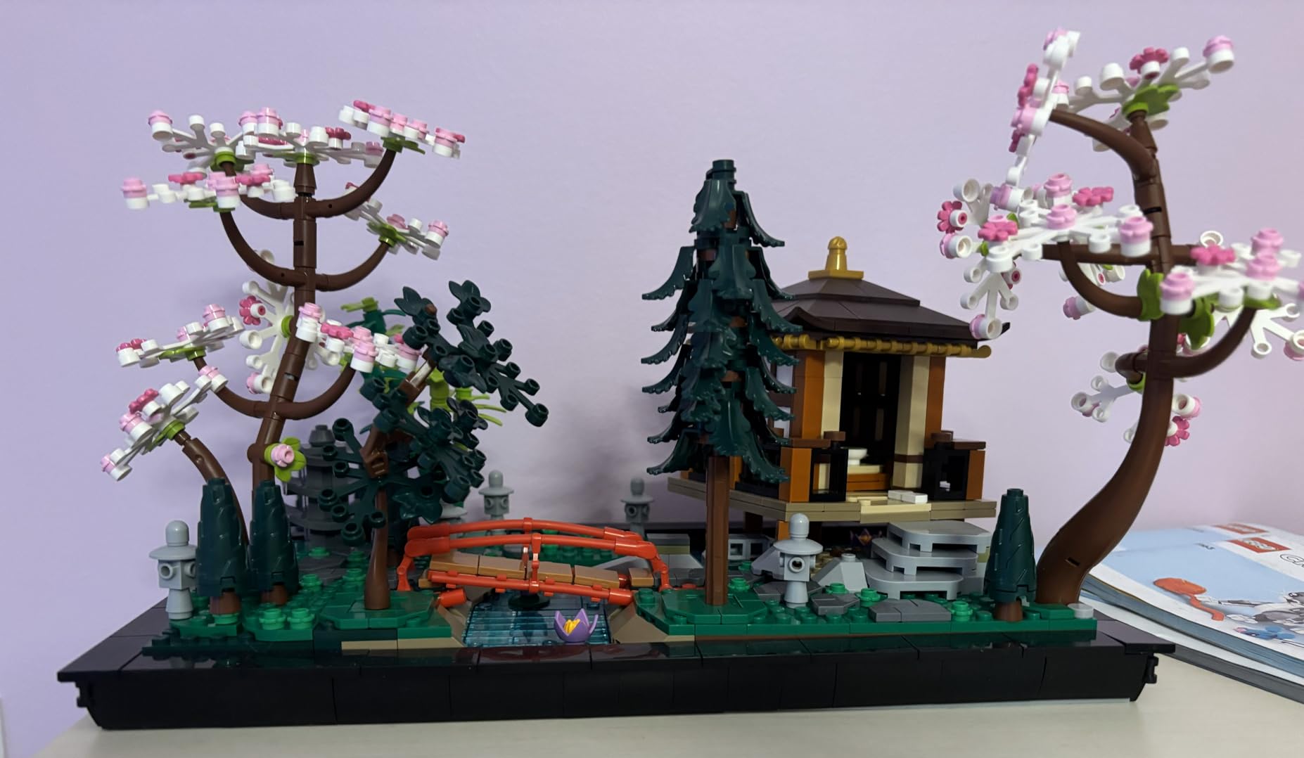 LEGO Icons Tranquil Garden Building Set - Detailed Japanese Zen Garden DIY Kit for Adults, Ages 18+ - Gift for Birthday - Building Block Set for Home Decor - 10315 customer photo 2