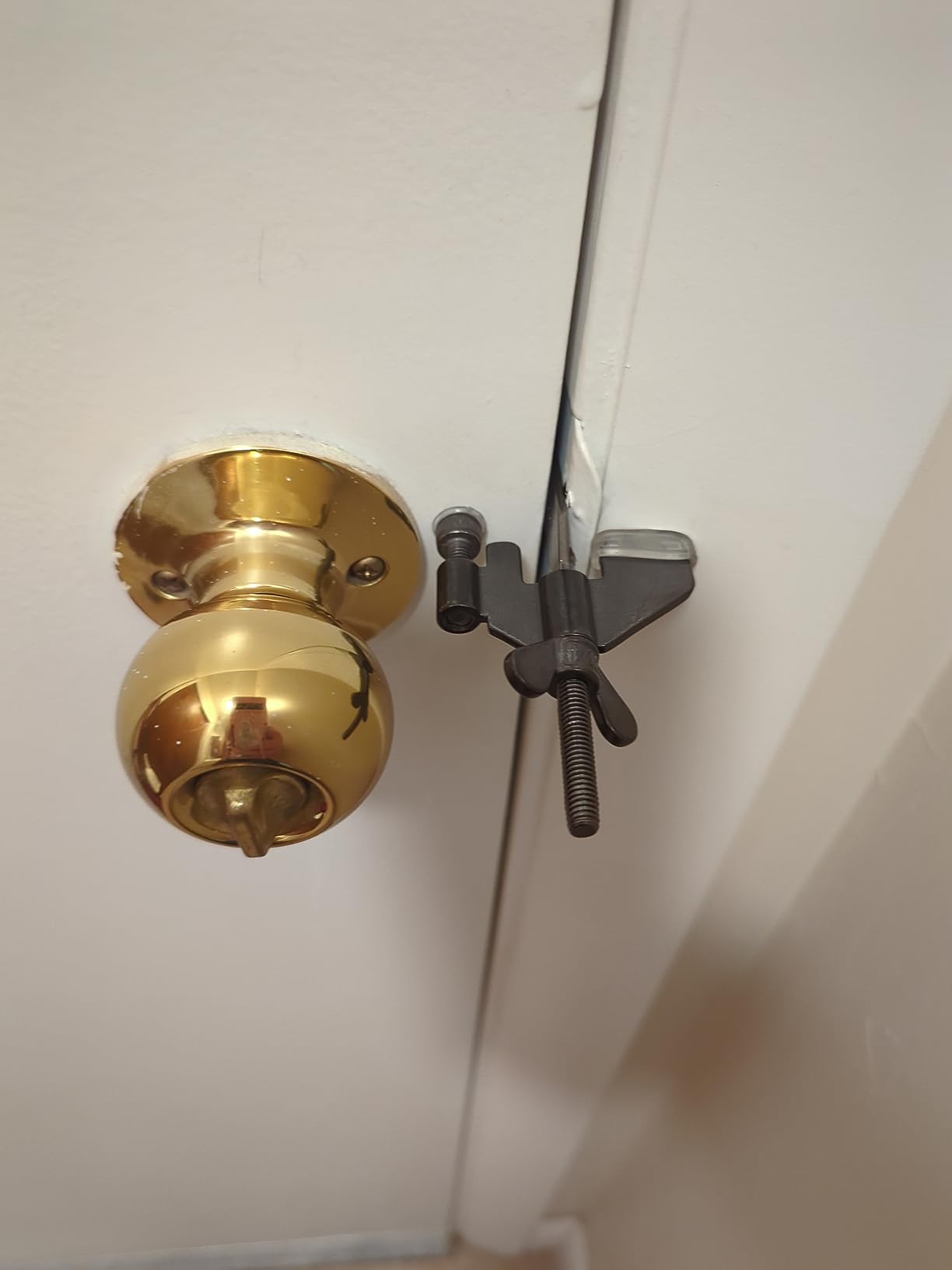 Heavy Duty Portable Door Lock for Extra Security at Home,Apartment & Travel customer photo 2