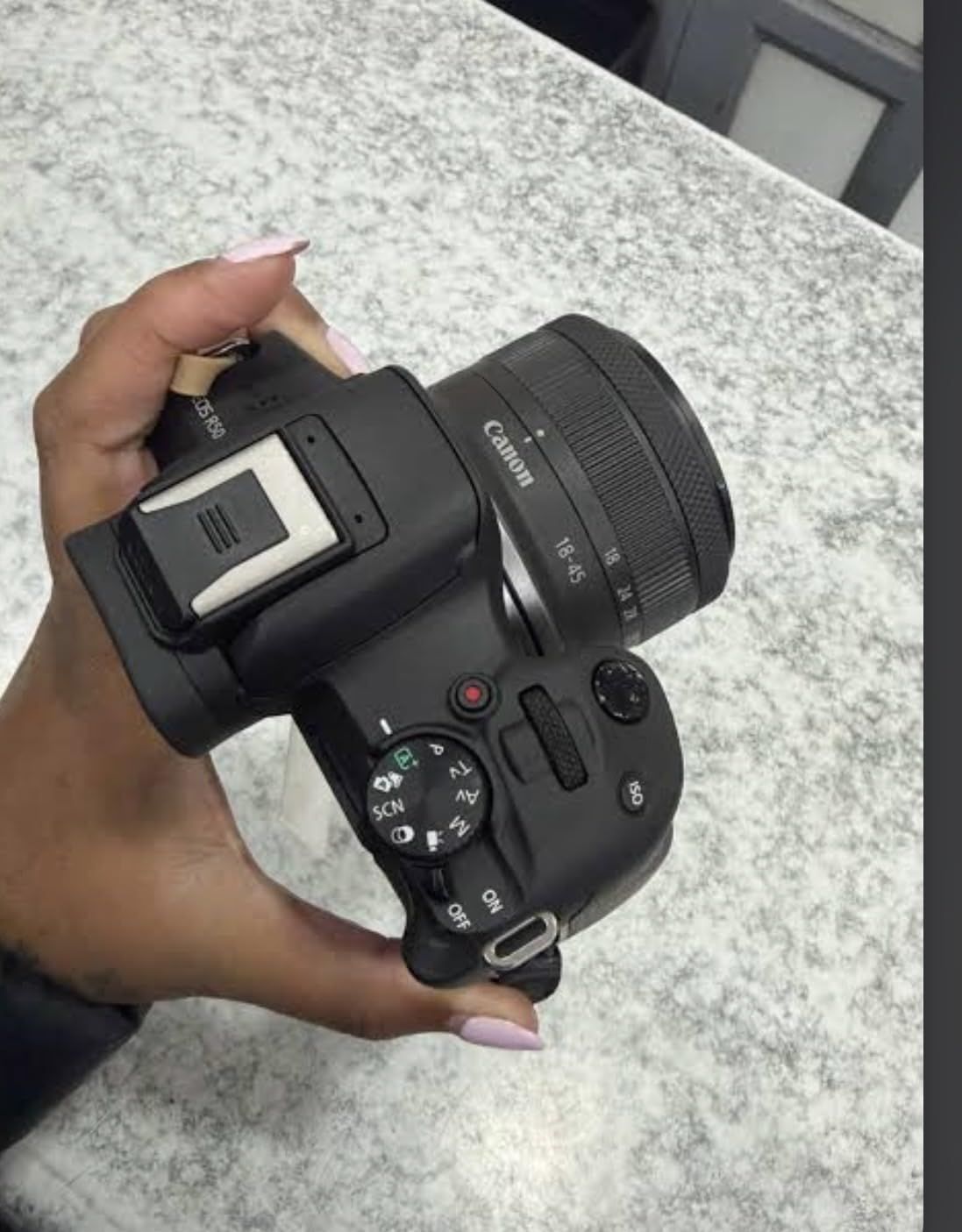 Canon EOS R50 Mirrorless Camera RF-S18-45mm F4.5-6.3 is STM Lens Kit, 24.2 Megapixel CMOS (APS-C) Sensor, 4K Video, Vlogging, Content Creation, Photography, Digital Camera, Black customer photo 1