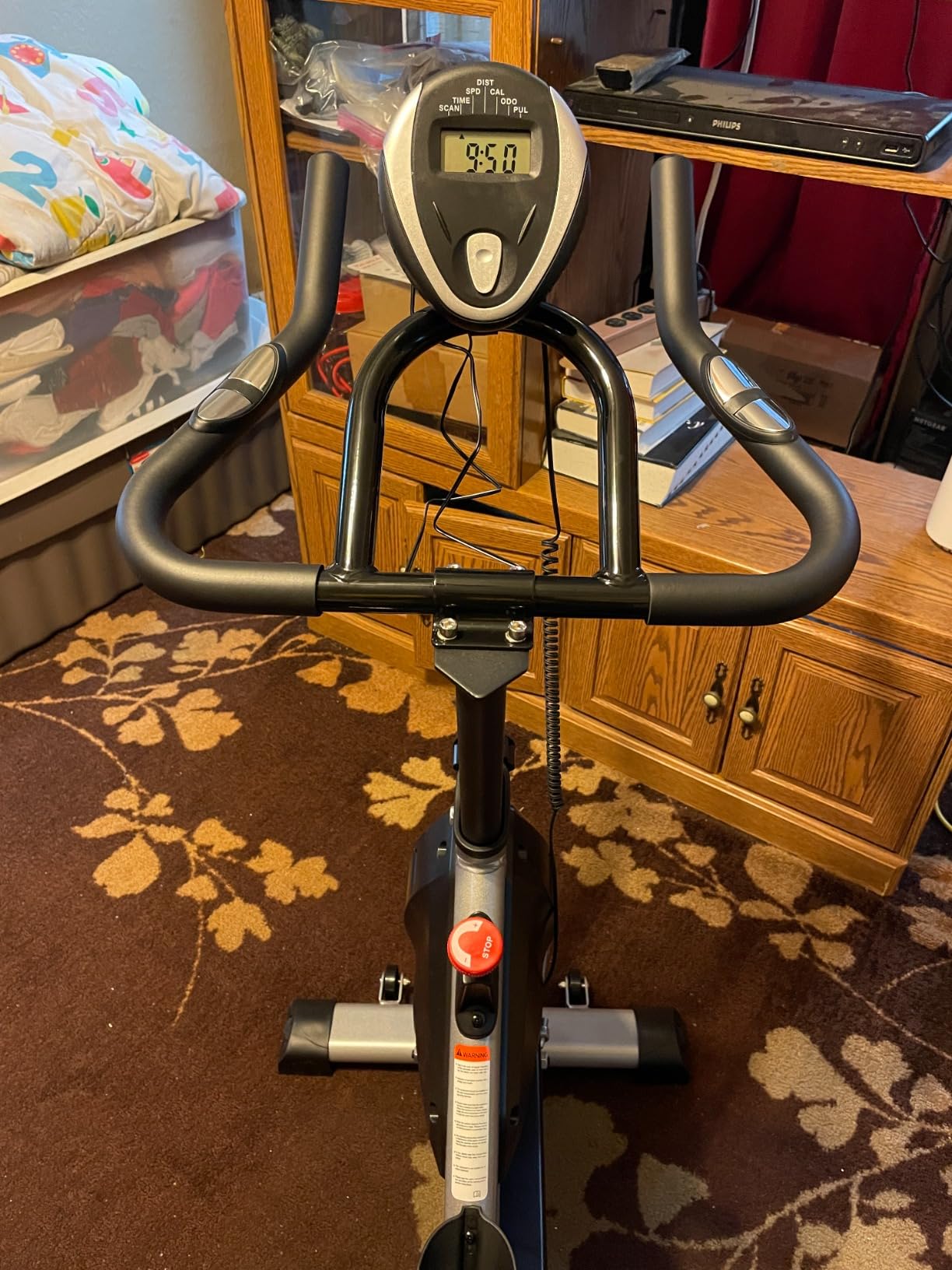 YOSUDA Exercise Bike, Magnetic Friction Stationary Bike with App Training customer photo 1