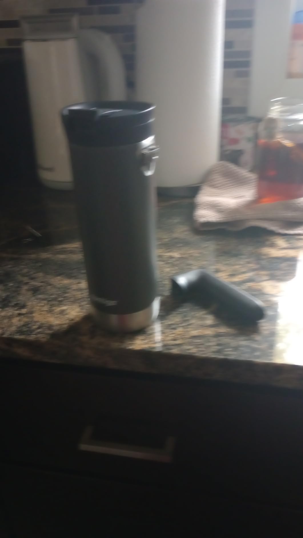 Contigo Superior 2.0 Stainless Steel Travel Mug with Handle Leak-Proof Lid Double-Wall Insulation for Hot & Cold Beverages, 20oz ,Dark Ice, Ideal for Commuting and Travel customer photo 1