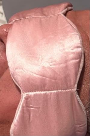 nodpod Mineralized Silk Gentle Pressure Sleep Mask, Weighted Eye Mask customer photo 2
