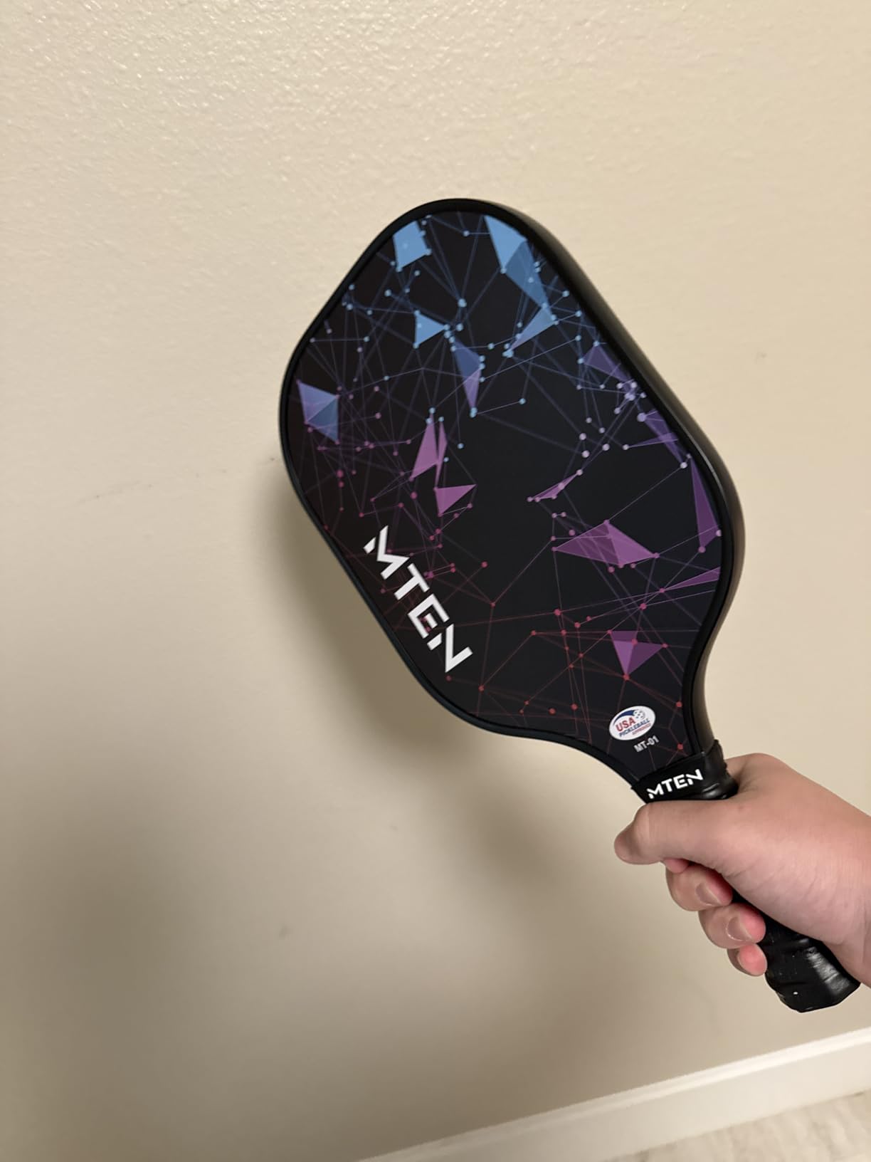 MTEN Pickleball Paddles Set of 2/4/1, USAPA Approved Fiberglass Rackets customer photo 1