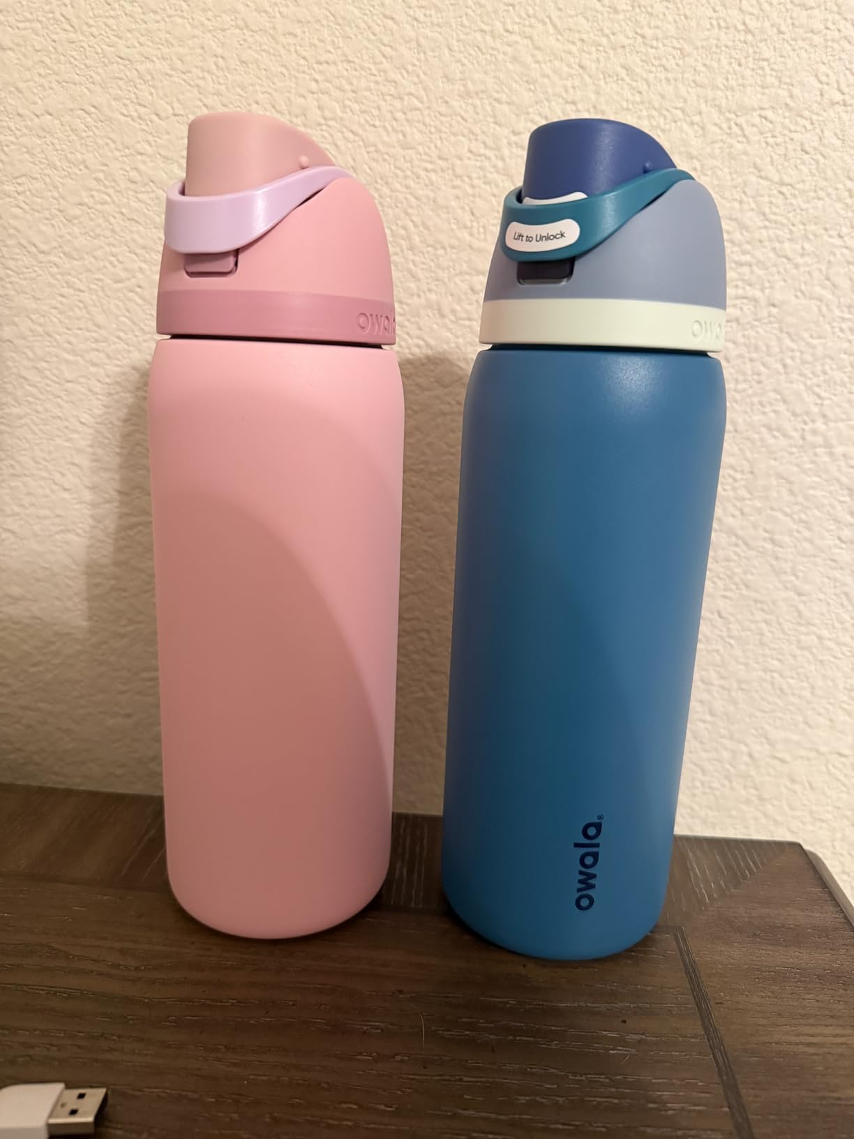 Owala FreeSip Stainless Steel Water Bottle 24 oz Denim customer photo 2