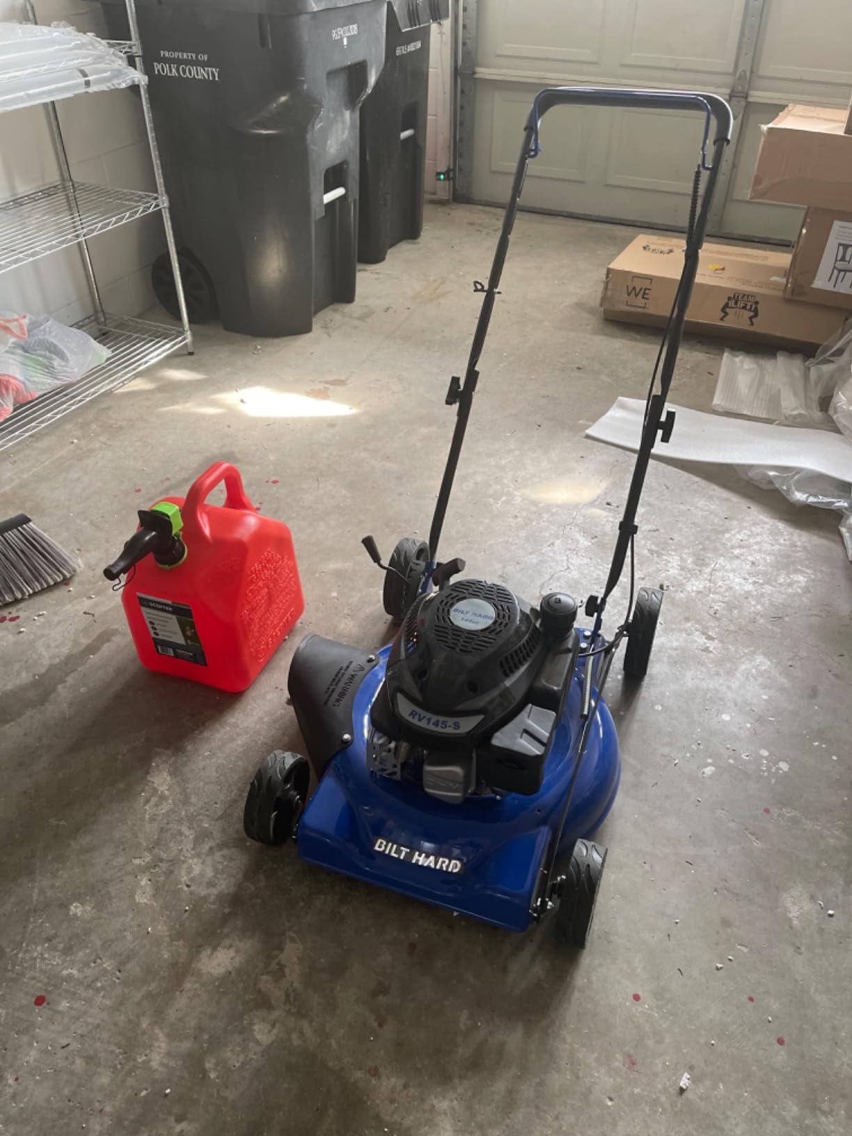 BILT HARD Gas Lawn Mower 20 inch, 144cc 4-Cycle OHV Engine Lawnmower, 8 Adjustable Cutting Heights Push Mowers for Lawn, Yard and Garden customer photo 1