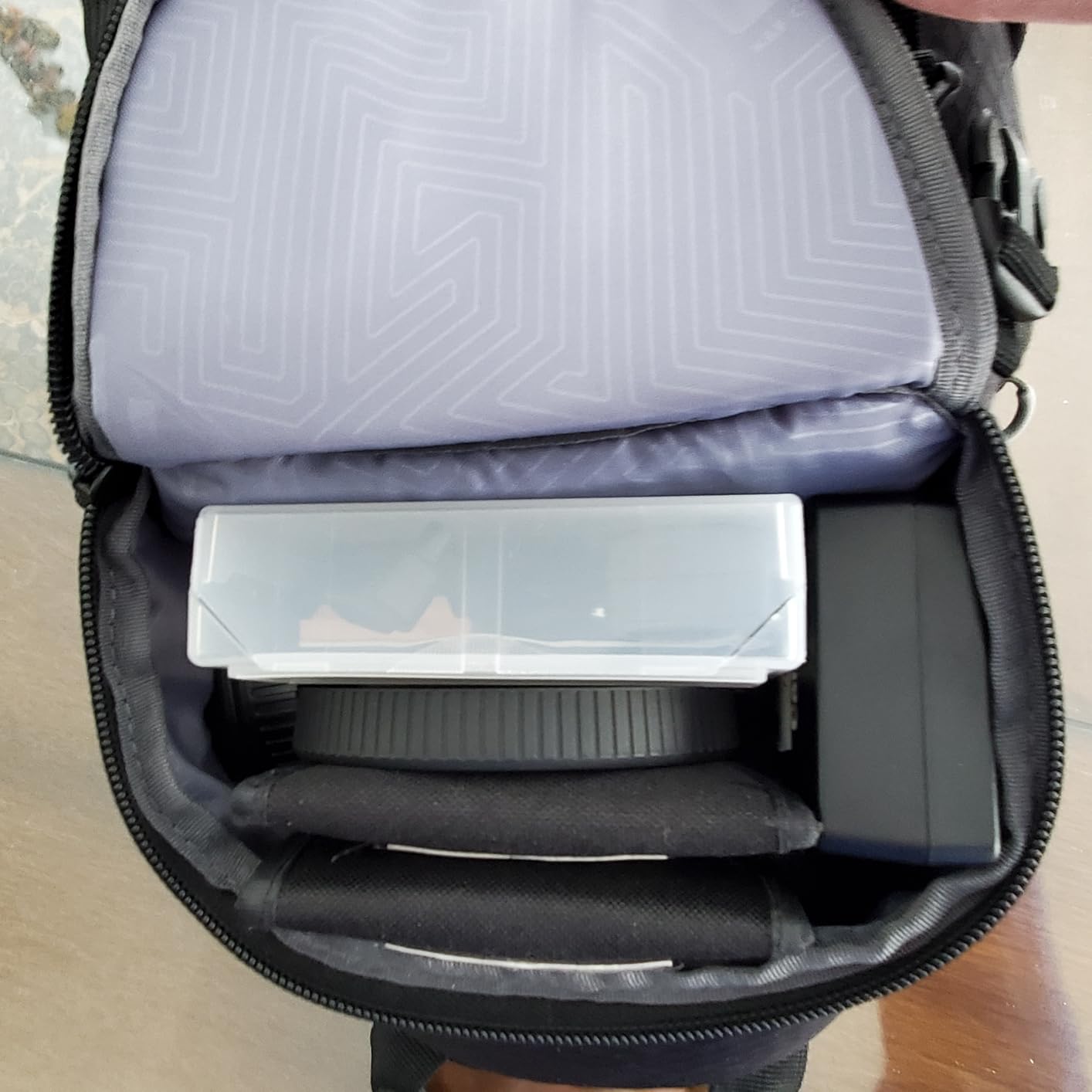 K&F CONCEPT Camera Sling Bag, Compact Crossbody Backpack, 10L customer photo 1