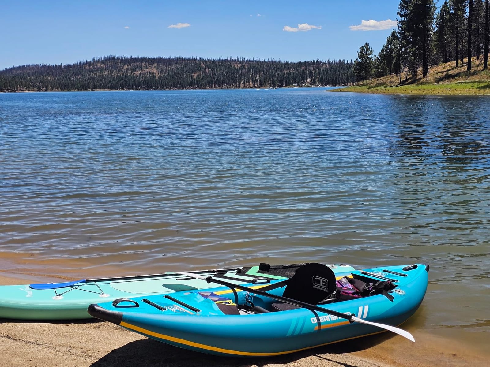 OCEANBROAD Inflatable Sit-in Kayak(NO HIN), 1 Person/2 Person Touring Kayak customer photo 1