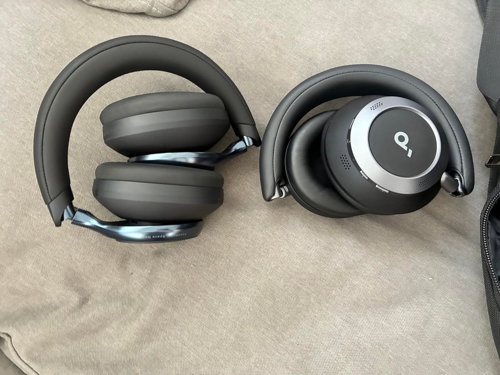 Soundcore Anker Space One ANC Over-Ear Headphones, Voice Reduction | Active Noise Cancelling, Comfortable Fit, Bluetooth, 40H ANC Playtime, App Control, LDAC Hi-Res, 3 Mics with AI, Travel-Ready customer photo 2