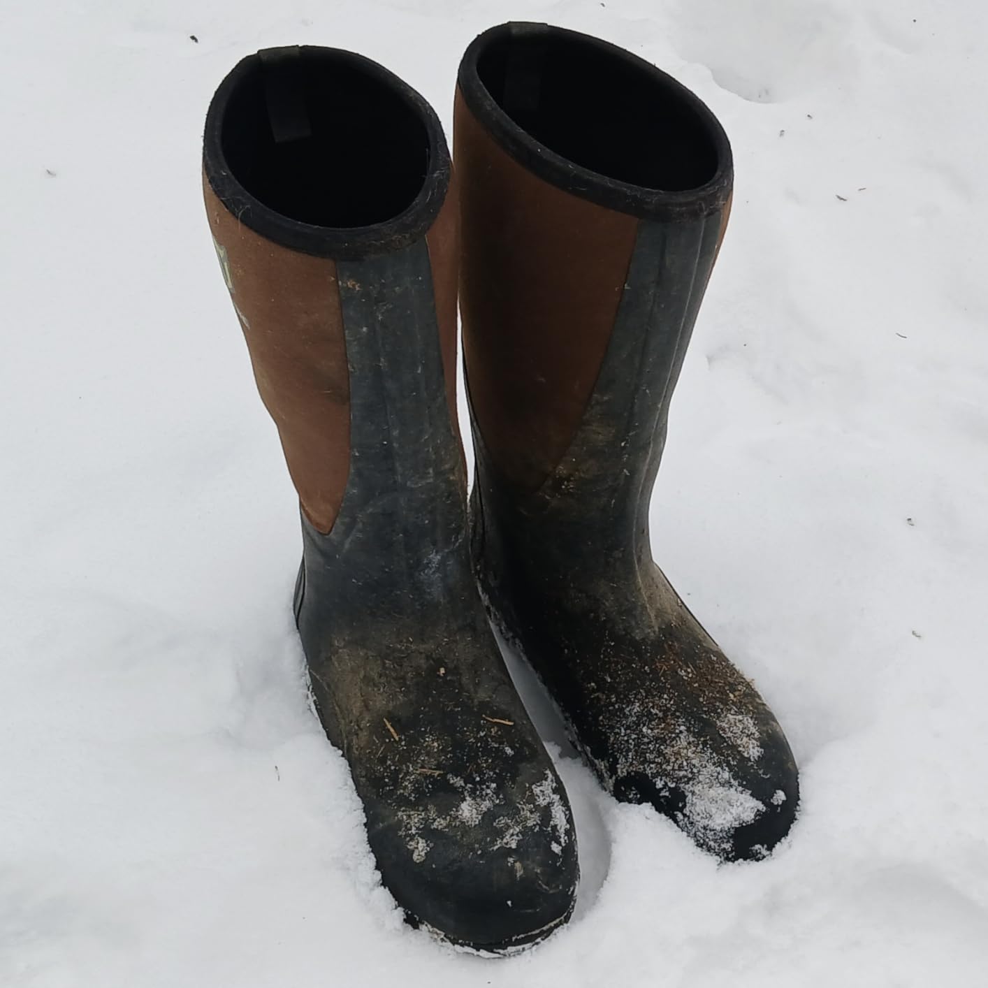 TIDEWE Rubber Boots for Men, Waterproof Rain Boots with Steel Shank customer photo 1