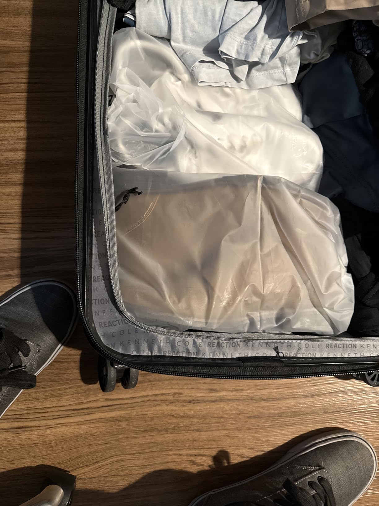 Clear Shoe Bags for Travel 5 PCS, Drawstring Travel Shoe Bags for Packing customer photo 2
