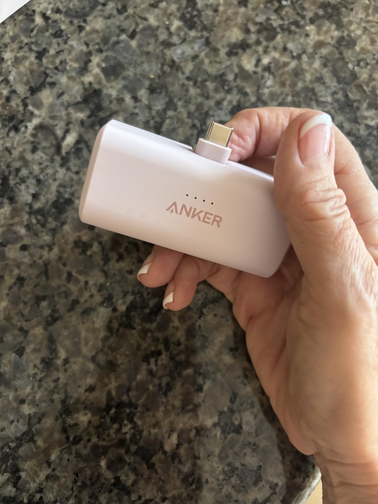Anker Nano Power Bank,5,000mAh Portable Charger, Built-in USB-C Connector customer photo 2