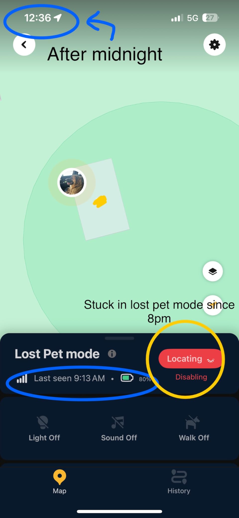 Petcube GPS Tracker for Dogs – Real-Time GPS Tracking & Escape Alerts customer photo 2