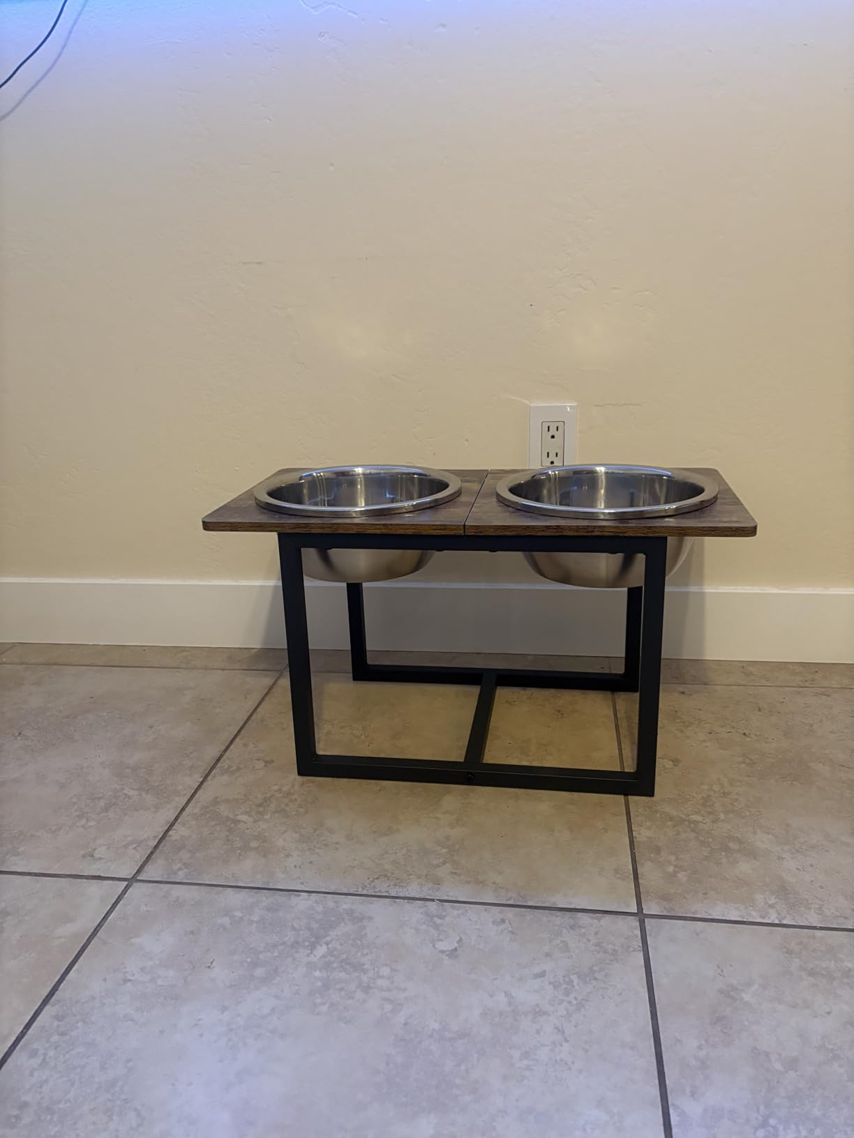 Spacnom Elevated Dog Bowls, Raised Dog Bowls Stand for Large Dogs customer photo 1
