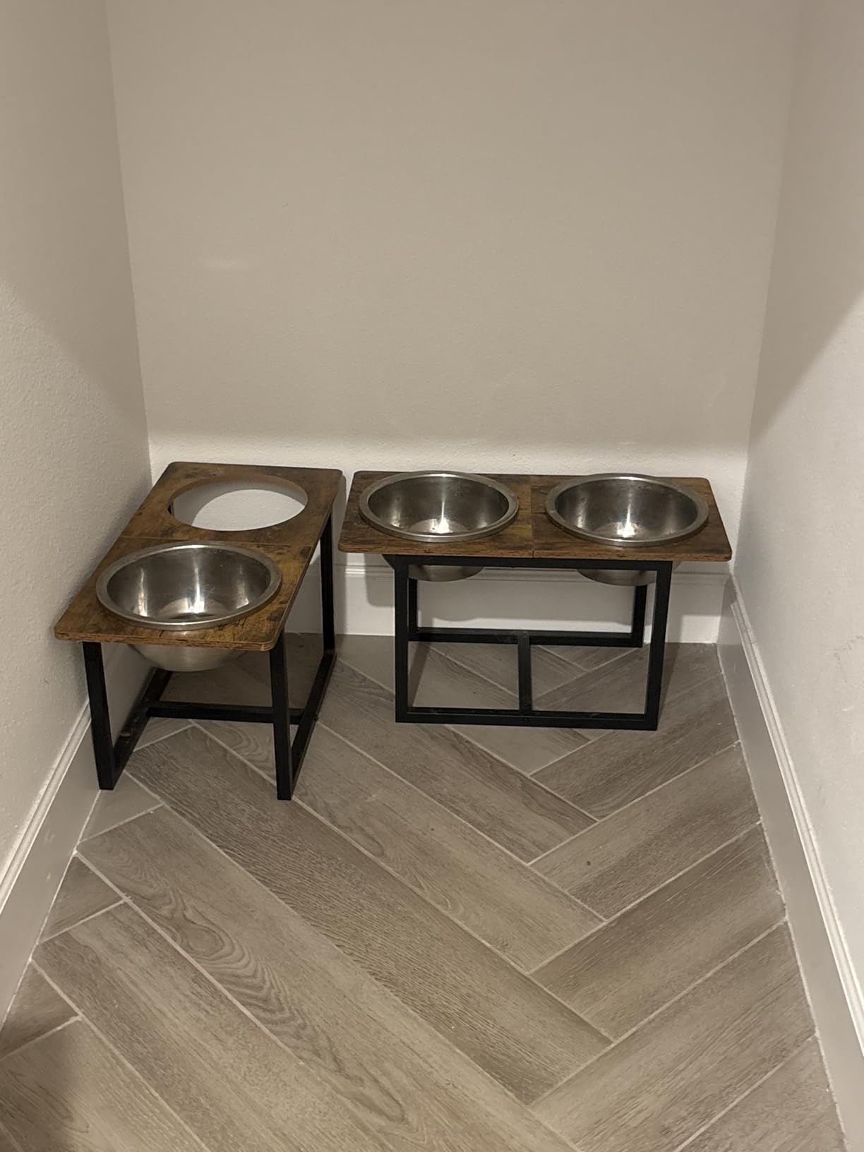 Spacnom Elevated Dog Bowls, Raised Dog Bowls Stand for Large Dogs customer photo 2