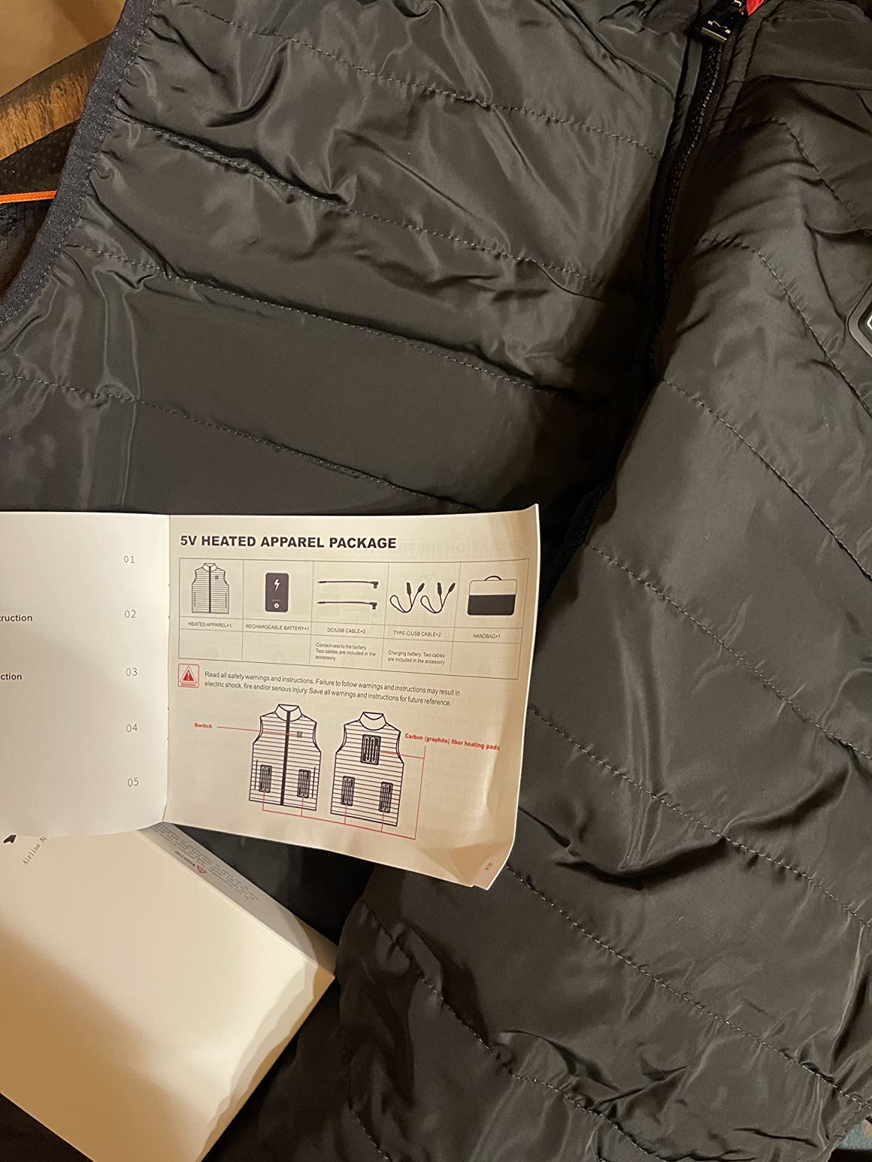 Heated Vest, Lightweight Heated Jacket 8 Heating Zones with Battery Warming Clothes Heating Vest for Men Women customer photo 2