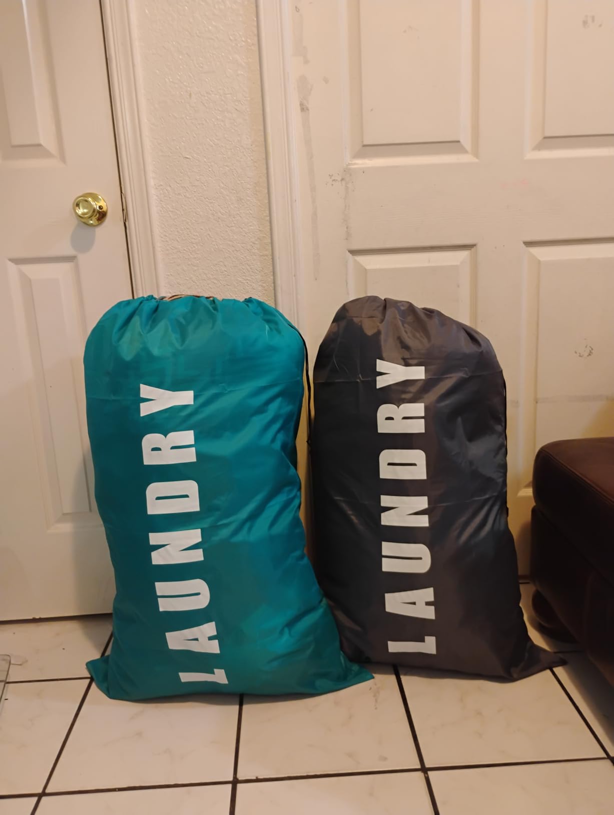 Isink Laundry Bag,2 Pack Travel Laundry Bags for Dirty Clothes,Large Laundry Bags for Camping & Traveling,Dirty Clothes Travel Bag, Travel Essentials 24