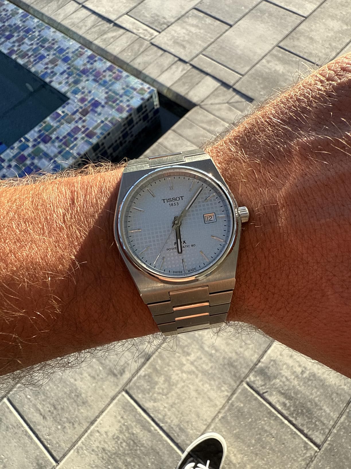 Tissot PRX, Swiss Automatic, 40mm, Ice Blue Dial, Men’s Watch customer photo 2