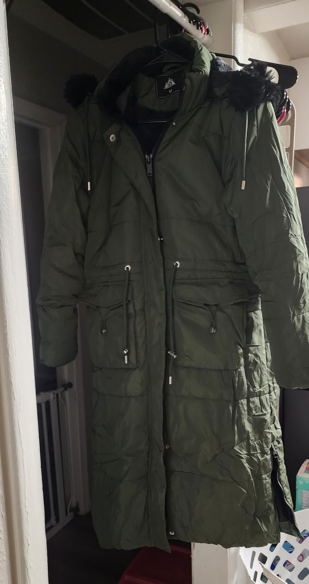 MOERDENG Women's Long Winter Puffer Coat Waterproof Warm Maxi Down Jacket customer photo 1
