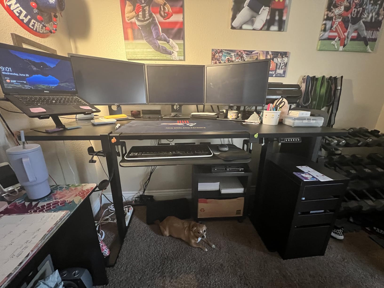 VIVO Black 60 x 30 in Standing Desk, DESK-KIT-1B6B-30 customer photo 1