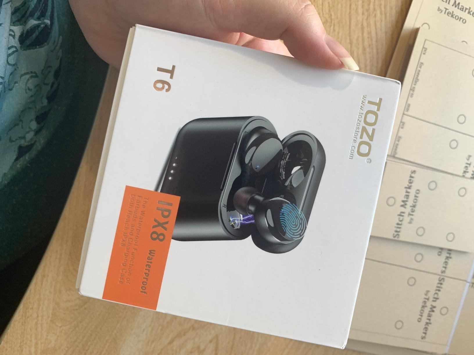 TOZO T6 Wireless Earbuds Bluetooth 5.3 Stereo Sound in Ear Headphones customer photo 1