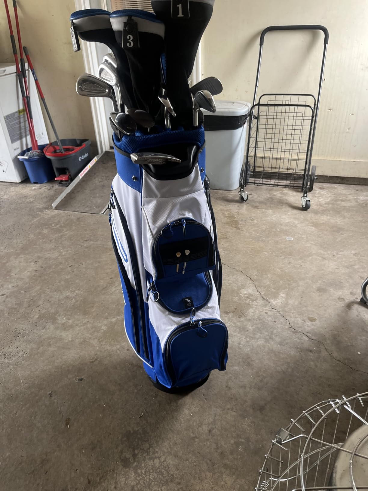 uniHimal Golf Cart Bag, 15 Way Organizer Divider Top with Handles customer photo 2