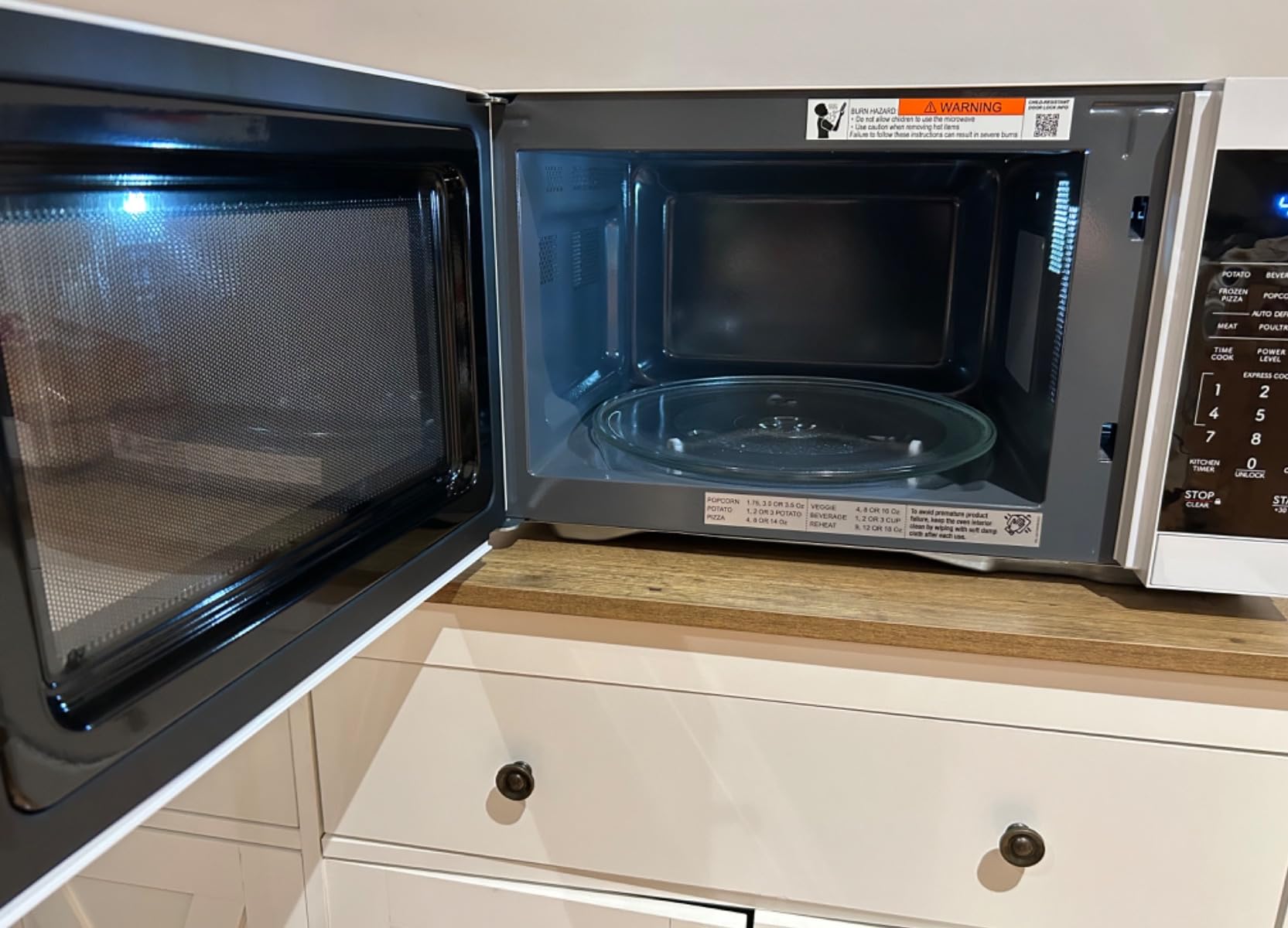 Sharp SMC1162KS 1.1 cu. ft. 1000W Stainless Steel Countertop Microwave Oven customer photo 1
