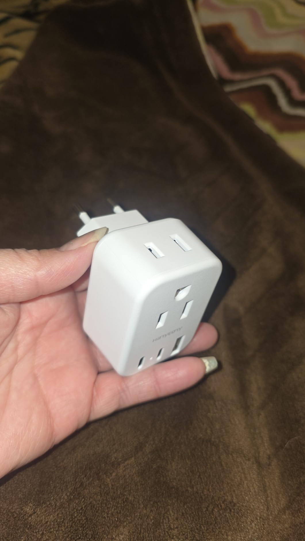 European Travel Plug Adapter, International Power Adapter, US to Europe customer photo 2