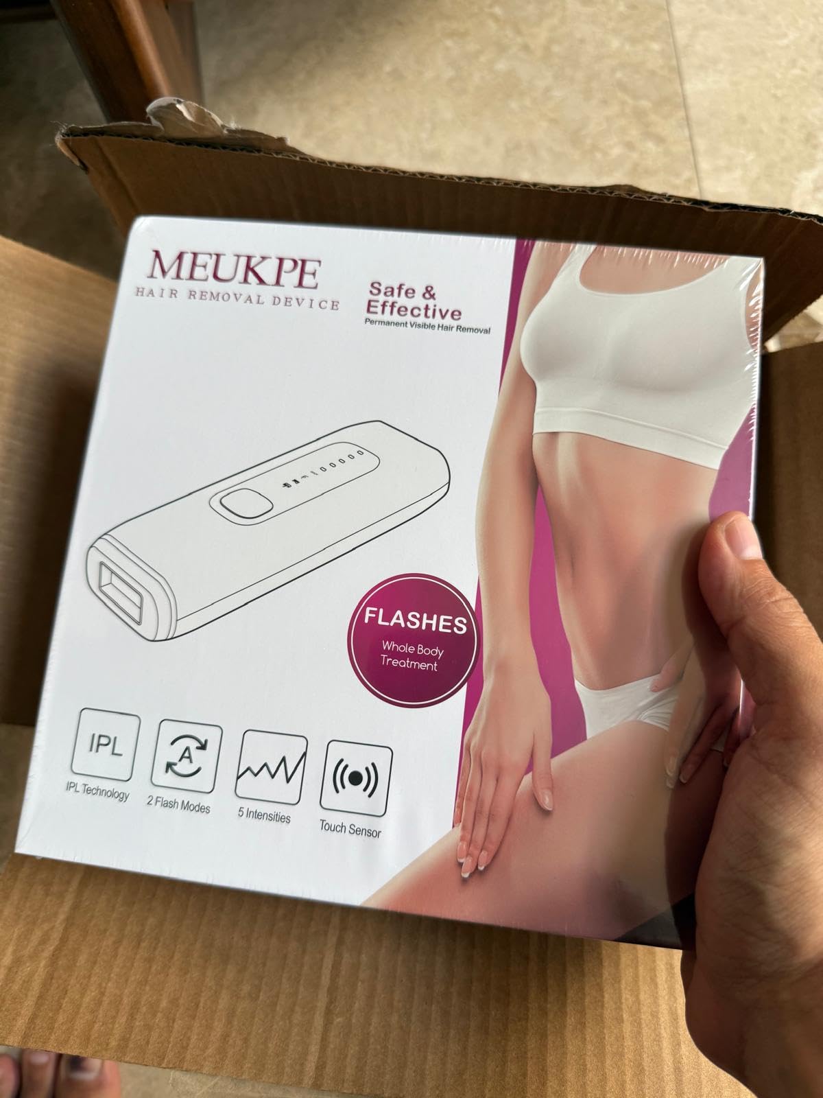 IPL Hair Removal Device for Women and Men at Home customer photo 2