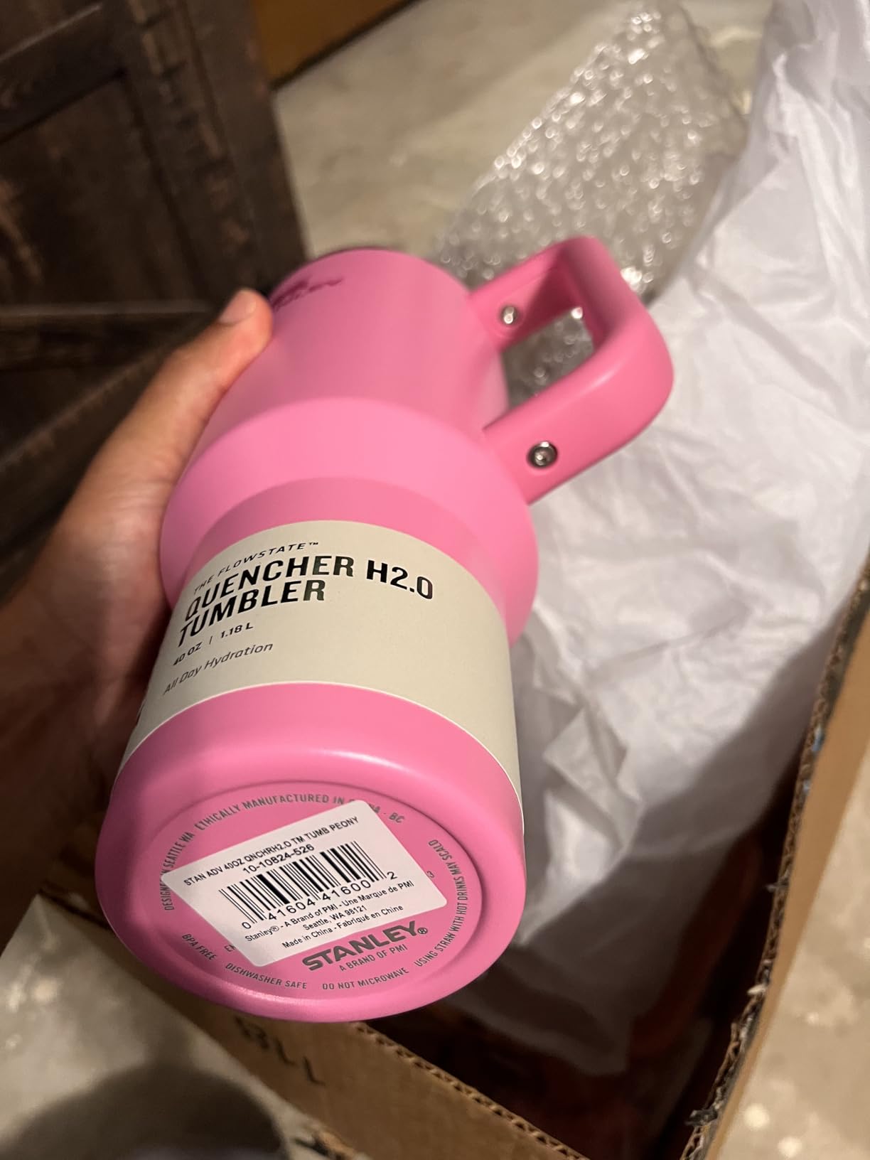 STANLEY Quencher H2.0 Flow State Tumbler, 30 oz, Cream 2.0 customer photo 1