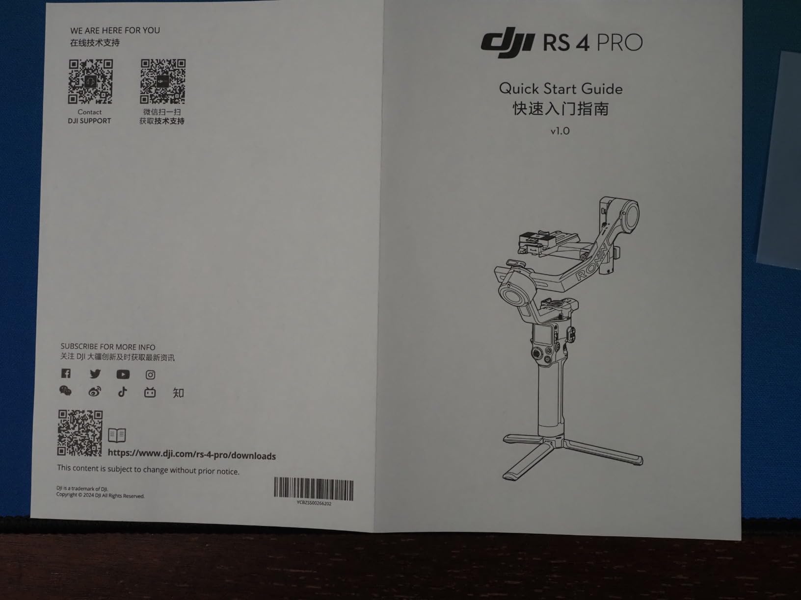 DJI RS 4 Pro, Gimbal Stabilizer for DSLR & Cinema Cameras customer photo 1