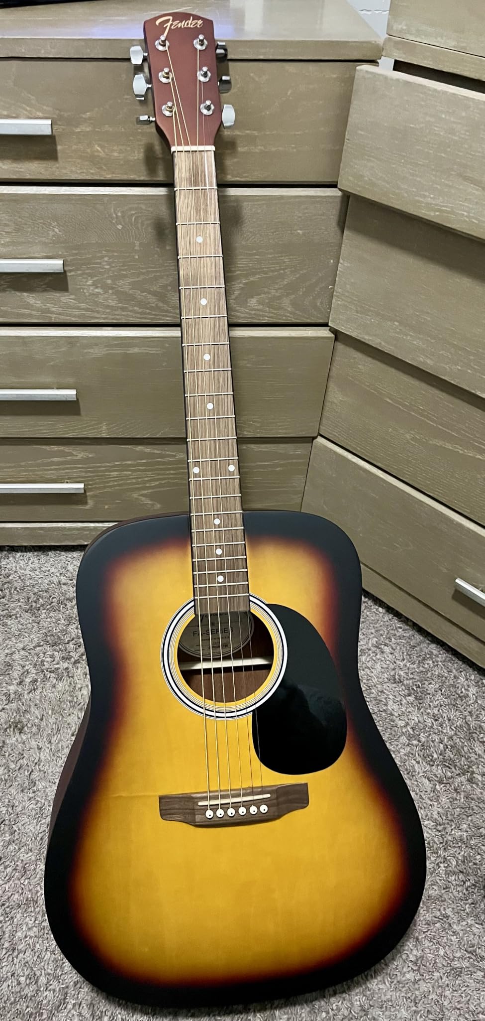 Fender FA-25 Dreadnought Acoustic Guitar, Beginner Guitar, with 2-Year Warranty, Includes Free Lessons, Sunburst customer photo 2