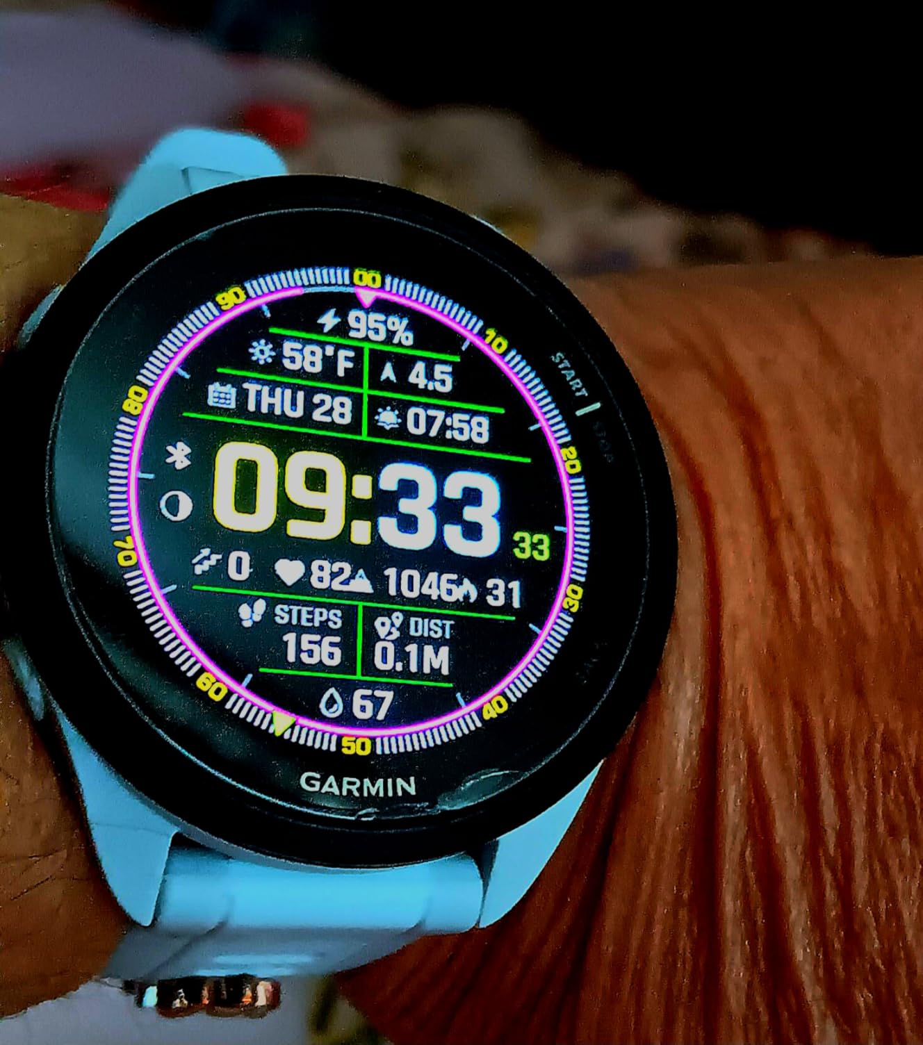 Garmin Forerunner® 165, Running Smartwatch, 43mm, Black customer photo 1