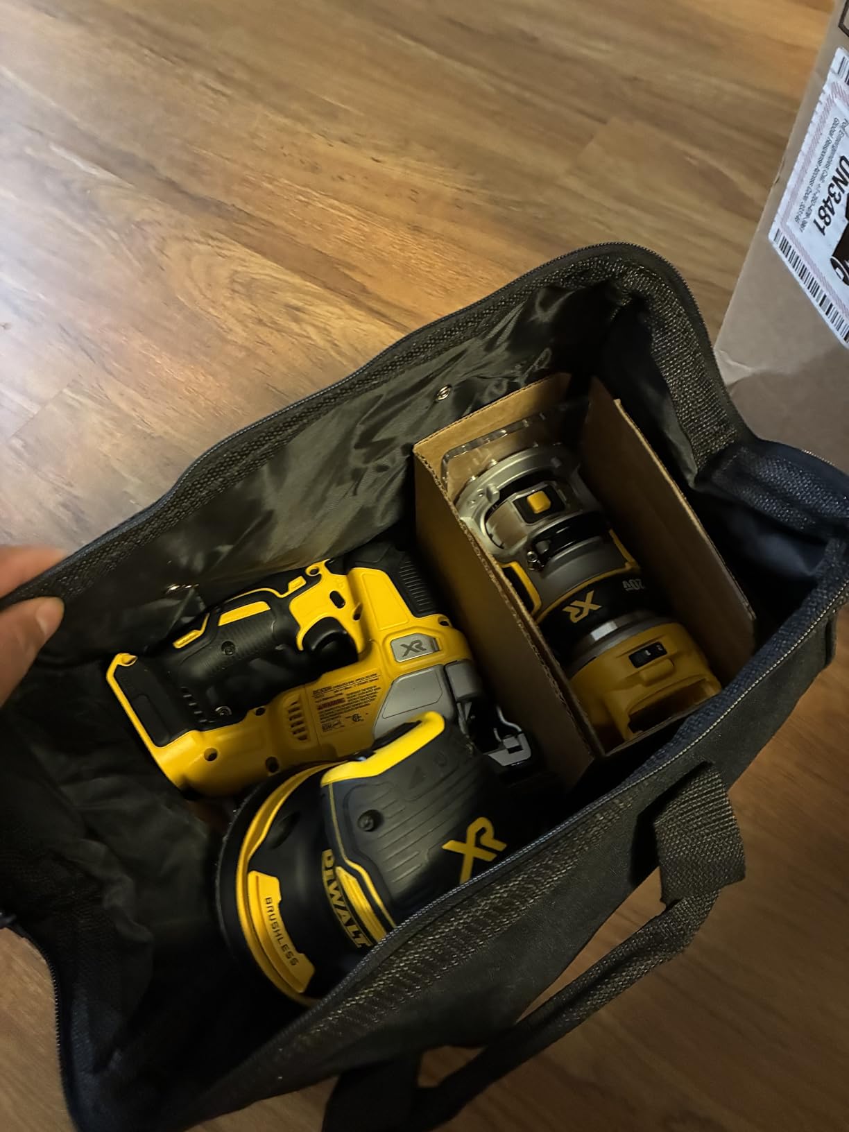 DEWALT 20V MAX* 3-Tool Combo Kit, Brushless Cordless Router Tool, Random Orbital Sander, Jig Saw, Battery and Charger Included (DCK307D1P1) customer photo 1