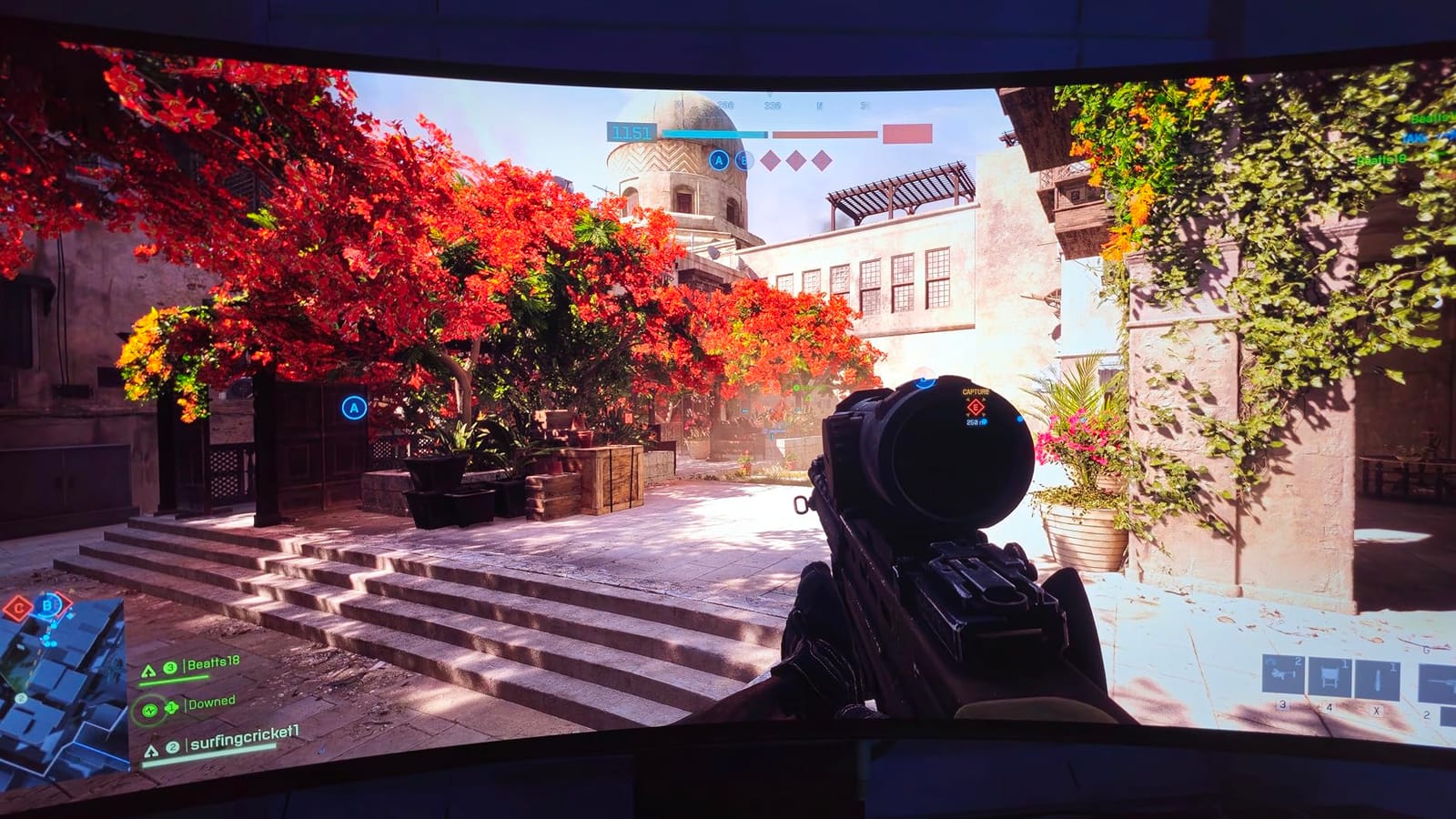 LG 34GS95QE 34-inch Ultragear OLED Curved Gaming Monitor WQHD 1440p 800R 240Hz 0.03ms AMD FreeSync Premium Pro NVIDIA G-Sync HDMI 2.1 DisplayPort Tilt/Height/Swivel Stand Black customer photo 2