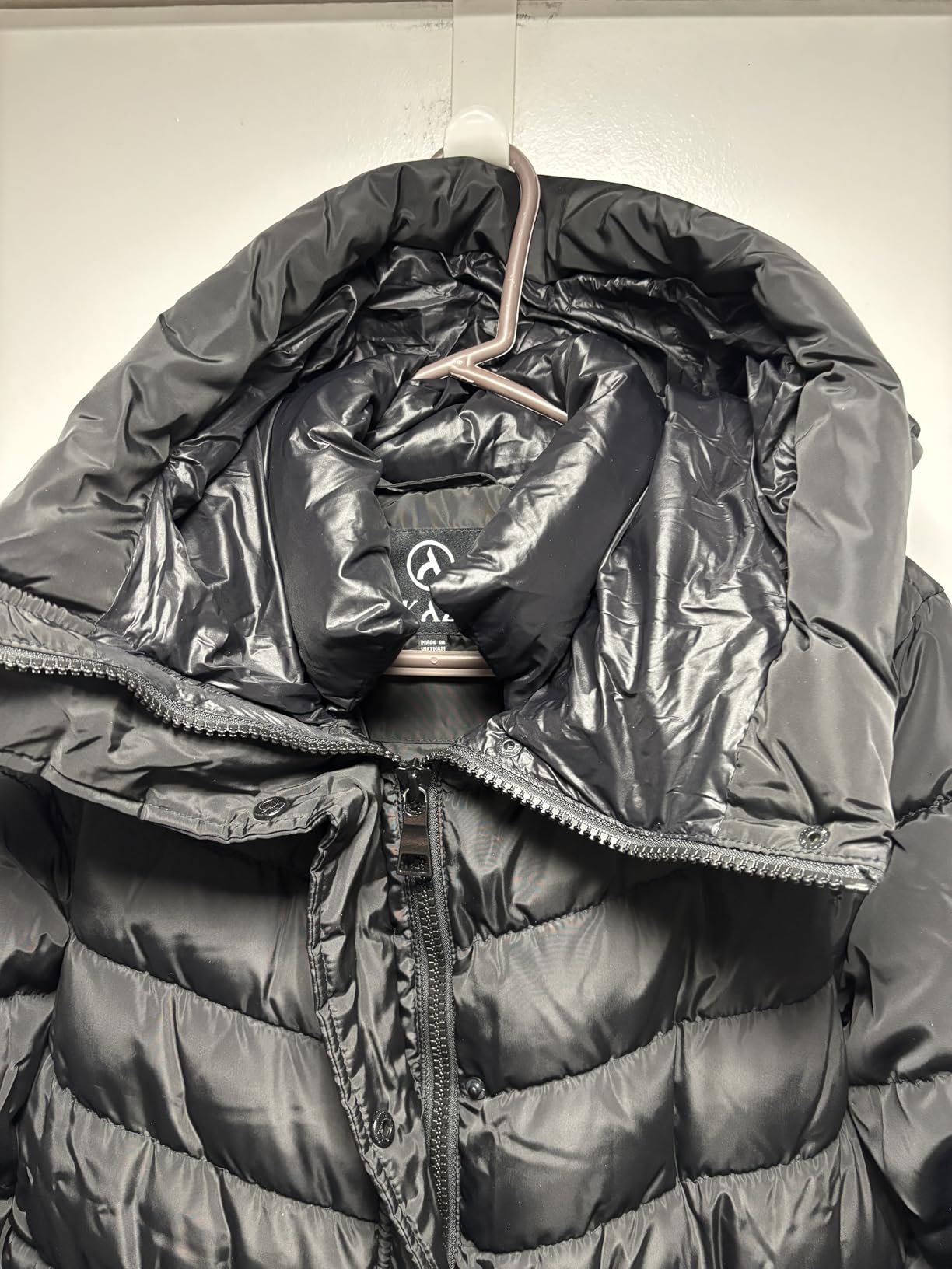 IKAZZ Women's Winter Coats, Thickened Warm Insulated Vegan Down Long Parka Jacket with Hood customer photo 1