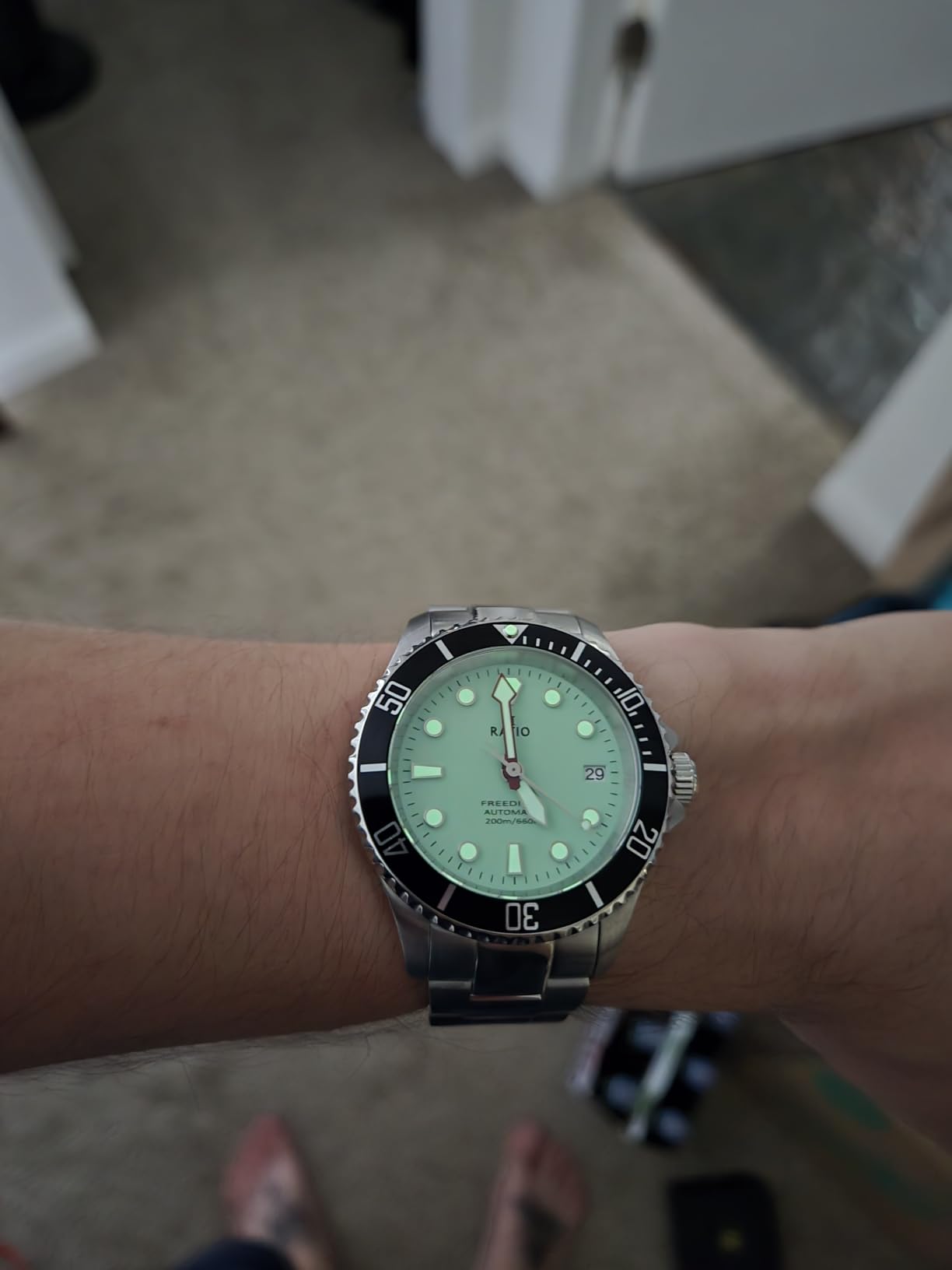 RATIO FreeDiver Sapphire Crystal Diver Watch Japanese Automatic Movement Dive Watch 200m Water Resistant Diving Watch for Men customer photo 1