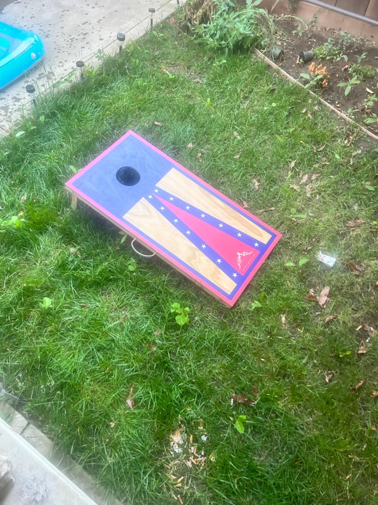 Himal Cornhole Board Set, 4 x 2 ft Regulation with 8 Corn Hole Toss Bags customer photo 2