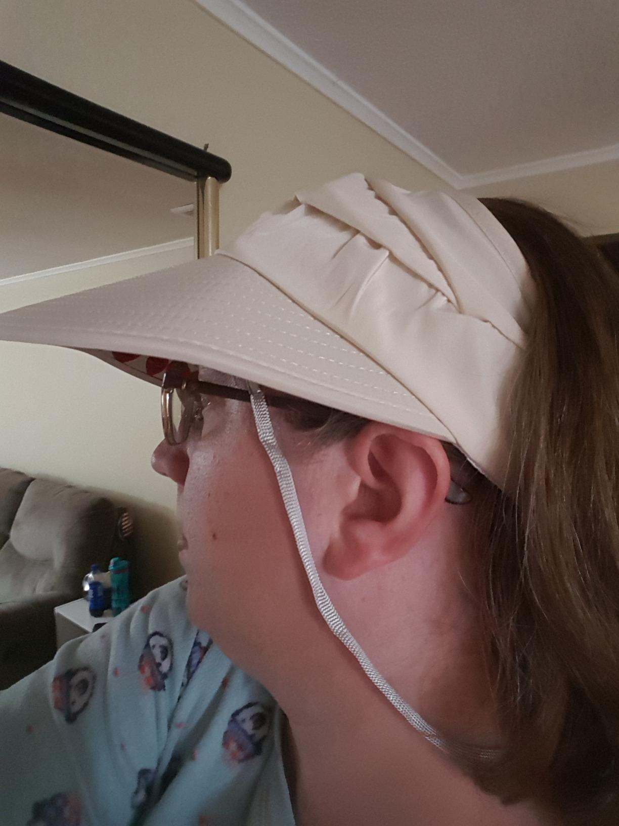 Sun Hats for Women Wide Brim UV Protection Sun Hat Summer Beach Packable Visor customer photo 2
