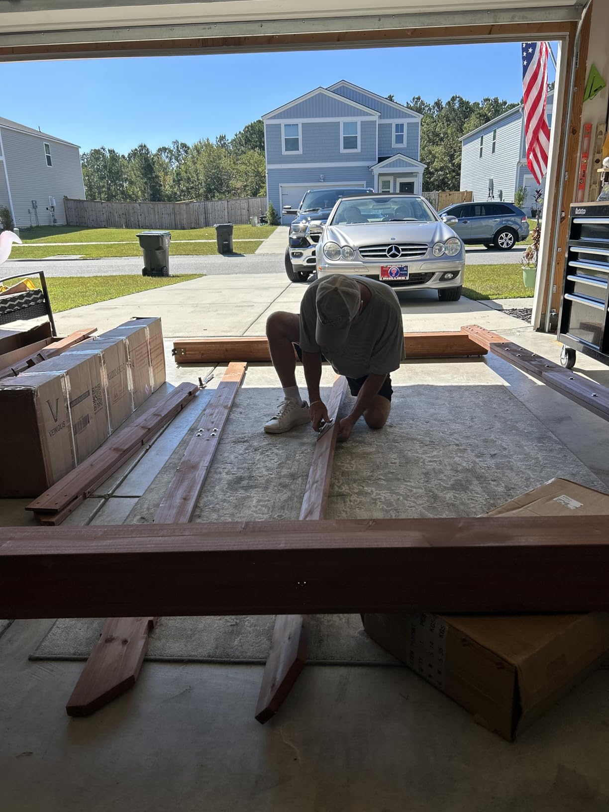 MUPATER 10x12 FT All Cedar Wooden Pergola, Kit with Stakes, Quality Supported Structure, Snow and Wind Supported,Outdoor Pergola with Cedar Framed for Backyard, Deck, Lawn customer photo 1