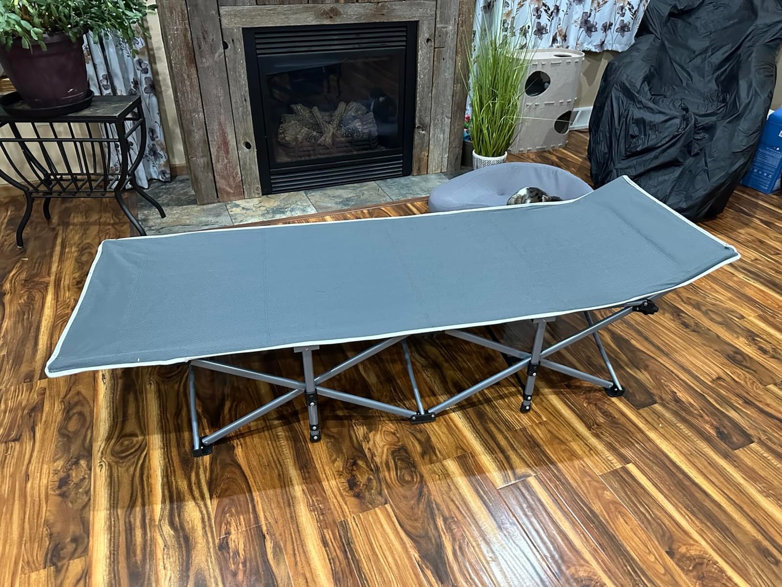 Slendor Camping Cot for Adults, Portable Folding Cot w/Carry Bag, 500lbs customer photo 1