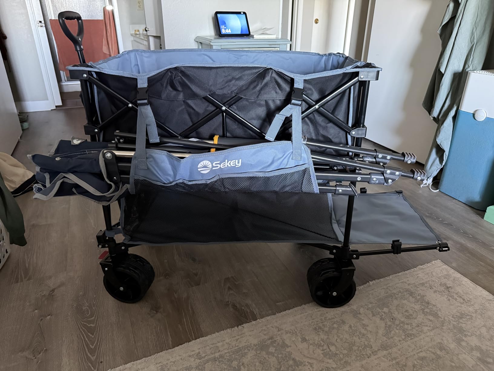 Sekey 400L Double-Decker Wagon, 500 lb Capacity, 50 in Extender customer photo 1