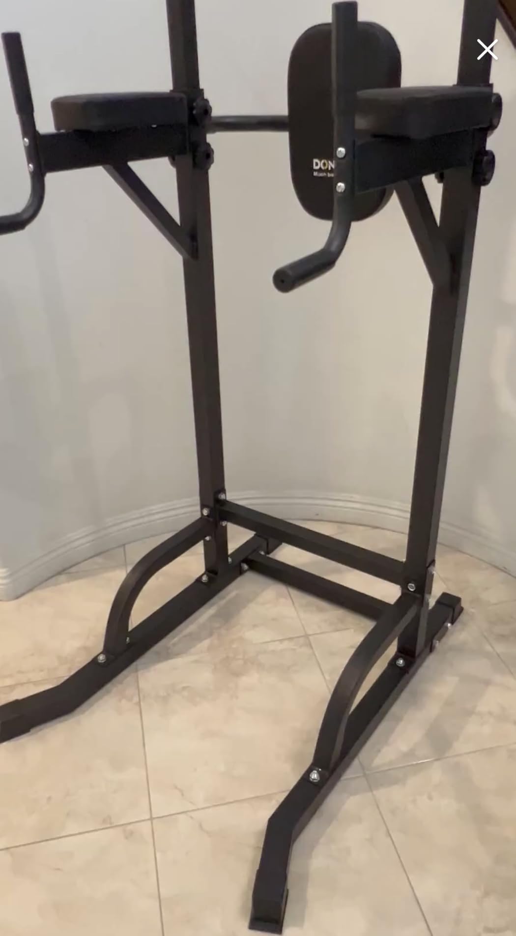 DONIUZ Power Tower Pull Up Bar and Dip Station, Multi-Function Home Gym, Strength Training Fitness Equipment, Height Adjustable customer photo 1
