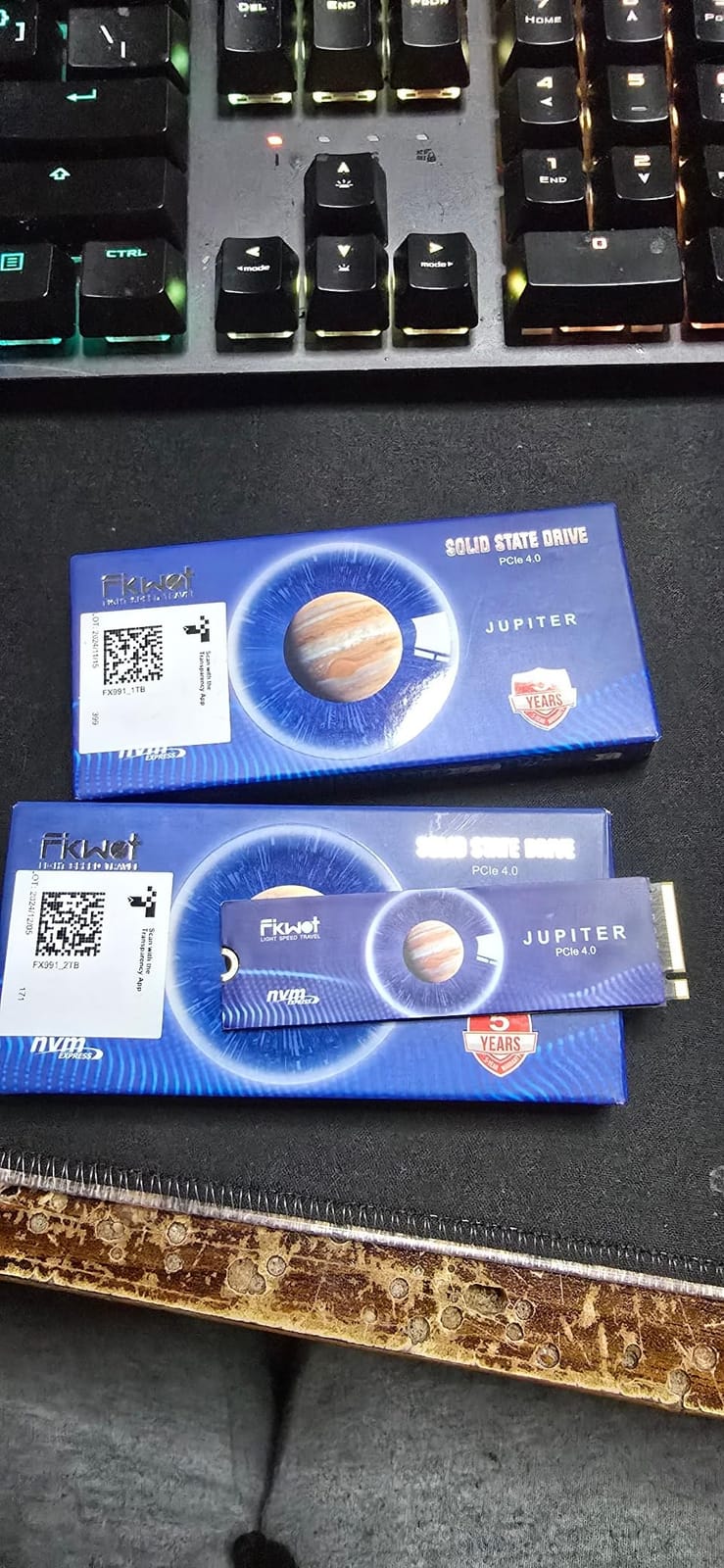 Fikwot FX991 M.2 SSD 1TB NVMe SSD M2 2280 PCIe Gen 4x4, Read Up to 7000MB/s, Internal Solid State Drive for PS5 Laptop Desktop 3D QLC NAND customer photo 2