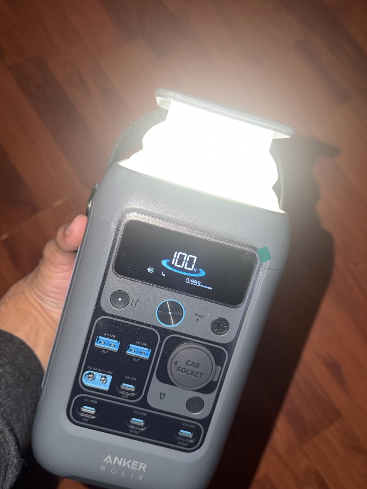 Anker SOLIX C300 DC Portable Power Station, 288Wh, 300W, Outdoor Camping customer photo 2