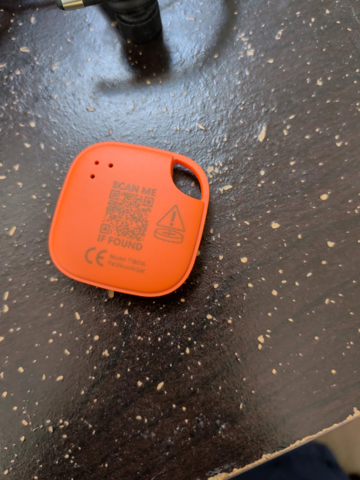 Life360 Tile - Bluetooth Tracker, Keys Finder and Item Locator for Keys, Bags and More. Phone Finder. Both iOS and Android Compatible. 1-Pack (Black) customer photo 2