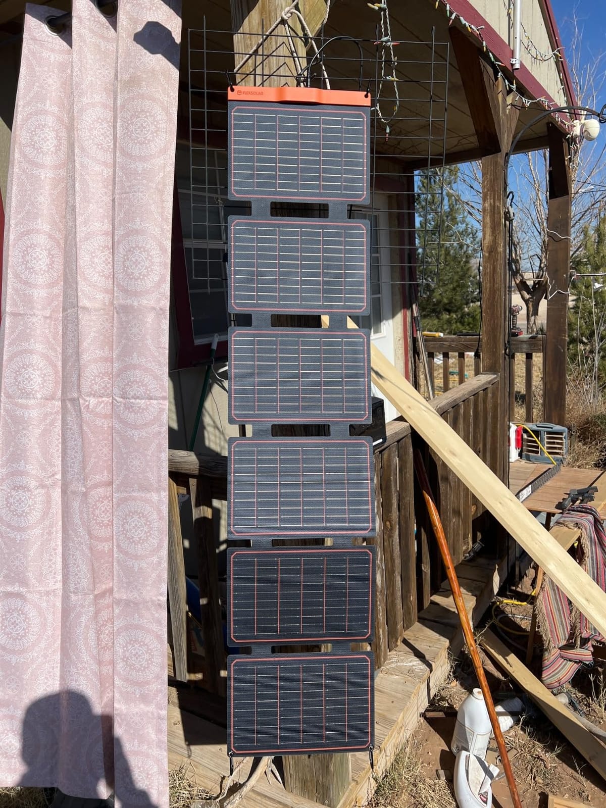 FlexSolar 60W Foldable Portable Solar Panel Charger IP67 Waterproof customer photo 2